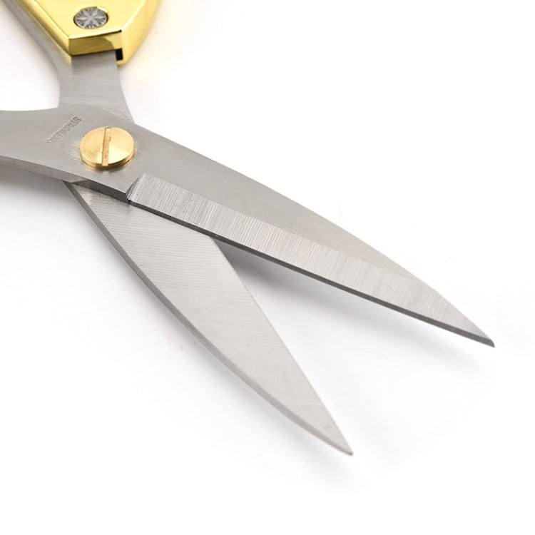 K82 Stainless Steel Alloy Scissors Multifunctional Household Powerful Diamond Scissors(Silver)