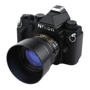 Non-Working Fake Dummy DSLR Camera Model DF Model Room Props Ornaments Display Photo Studio Camera Model Props, Color:Black(With Hood)