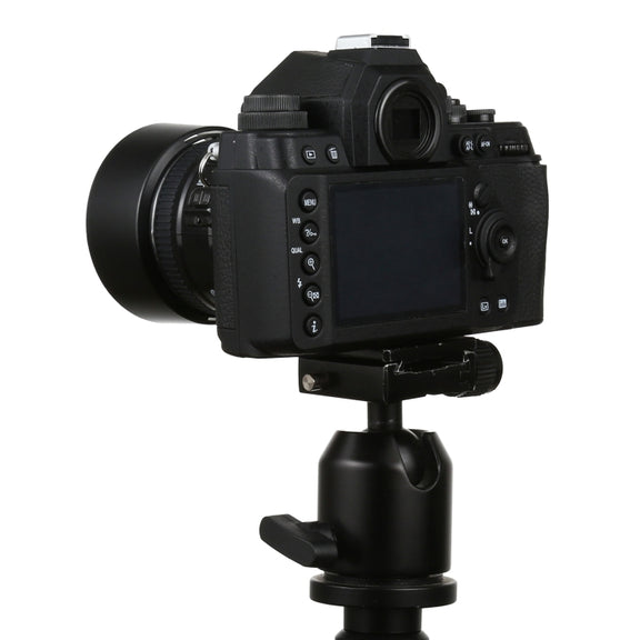 Non-Working Fake Dummy DSLR Camera Model DF Model Room Props Ornaments Display Photo Studio Camera Model Props, Color:Black(With Hood)