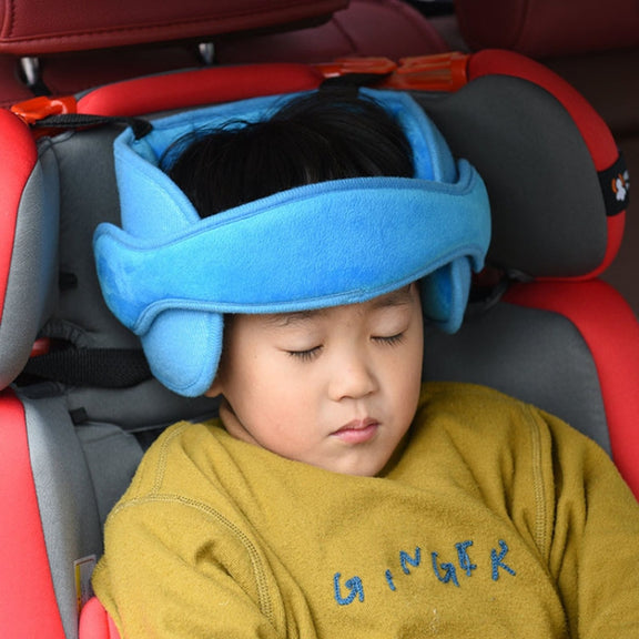 Child Car Seat Head Support Comfortable Safe Sleep Solution Pillows Neck Travel Stroller Soft Cushion(Grey)