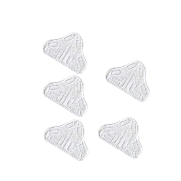 5 PCS Steam Mop Triangle Cloth Cover Replacement Pad for X5/H2O