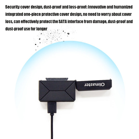 Olmaster External Notebook Hard Drive Adapter Cable Easy Drive Cable USB3.0 to SATA Converter, Style:Hard Disk Dedicated, Size:2.5 Inch