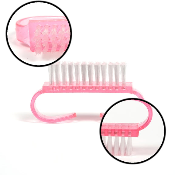 10 PCS Cleaning Brush Tools Nail Art Care Manicure Pedicure Remove Dust Small Angle Clean Brushes(Purple)