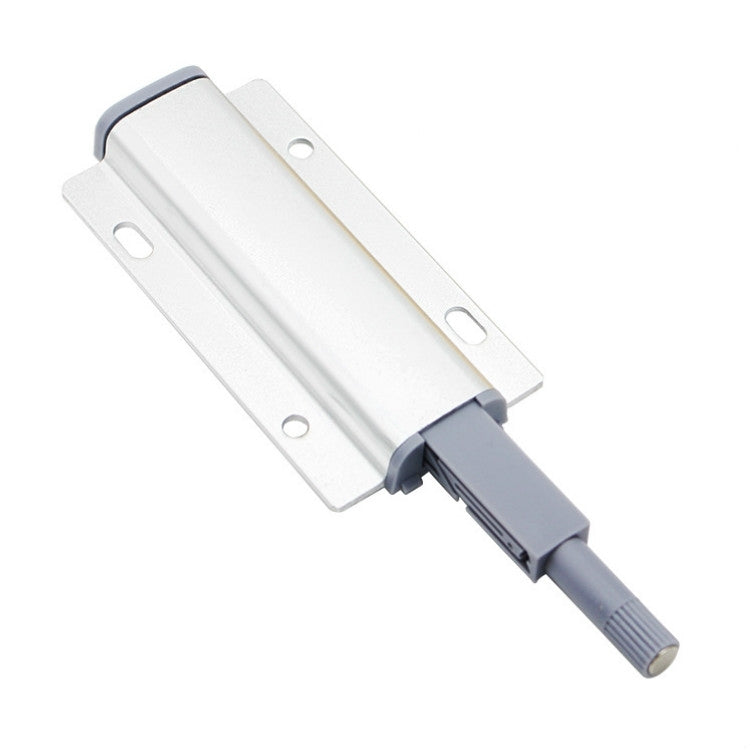 3 PCS Aluminum Alloy Bouncer Free Handle Push-Pull Cabinet Wardrobe Door Drawer Bouncer, Color: Silver