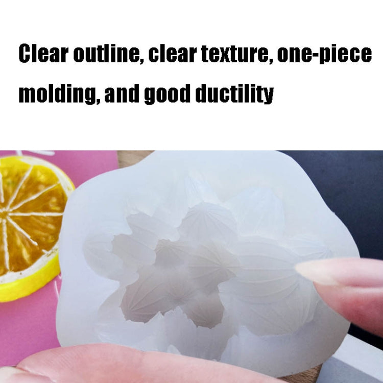 SX-ZW-140 Fleshy Three-Dimensional Candle Silicone Mold DIY Handmade Soap Aromatherapy Epoxy Mold