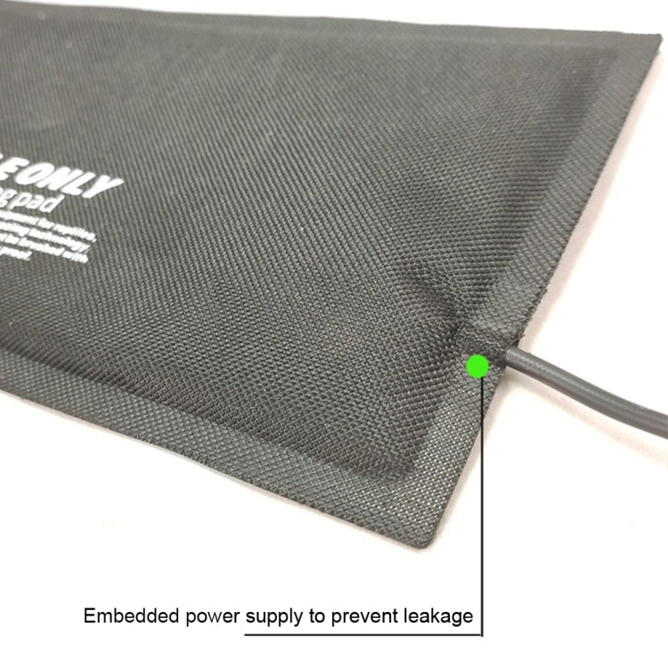 Knowing Climbing Pet Thermostat Time Switch Thermostatic Water-resistant USB Heating Pad, Specification: Without Switch, Size:S