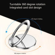 10 PCS Mobile Phone Ring Holder Creative Metal Ring Buckle Holder(Silver)