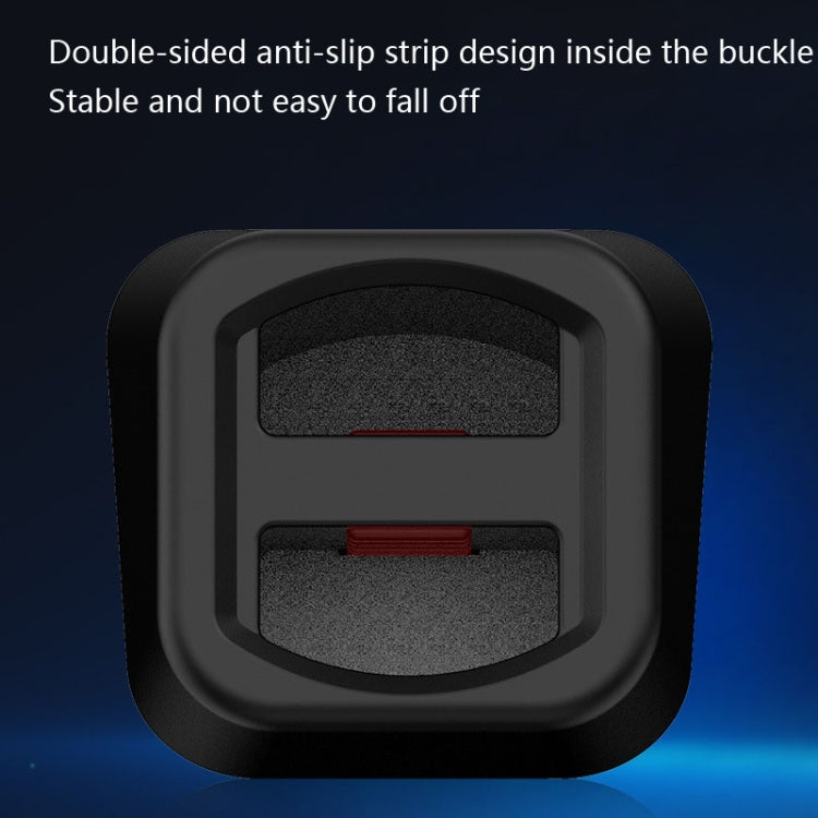 5 PCS Car Phone Holder Base Universal Car Air Outlet Clip Bracket Base, Colour: Rose Gold Reflective