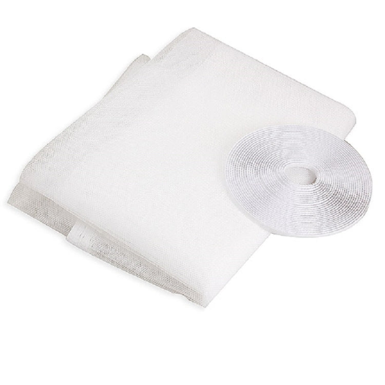 DIY Fly Mosquito Bug Mesh Window Screen Self-adhesive Anti-mosquito Net���13X15cm)
