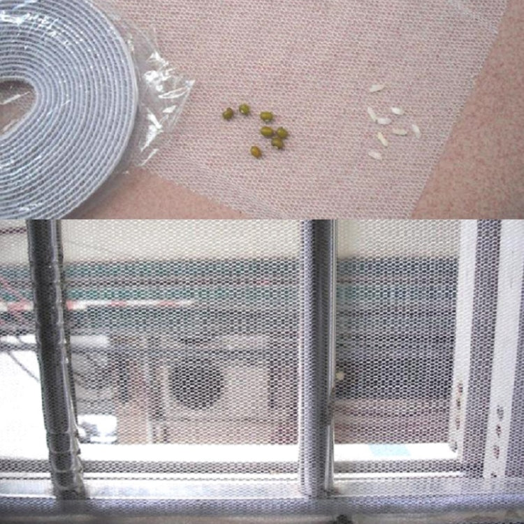 DIY Fly Mosquito Bug Mesh Window Screen Self-adhesive Anti-mosquito Net���13X15cm)