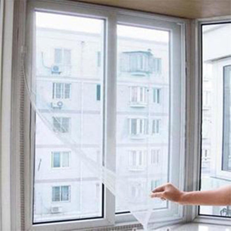 DIY Fly Mosquito Bug Mesh Window Screen Self-adhesive Anti-mosquito Net���13X15cm)