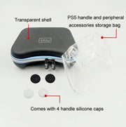 iPlay HBP-283 Gamepad Protective Shell Storage Bag For PS5(Handbag + PC Transparent Cover)