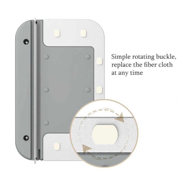 Adjustable Magnetic Glass Wiper Double-Sided Magnetic Window Wiper High-Level Insulating Glass Cleaner, Specification: Rectangle 24-40mm