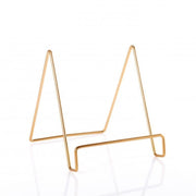 4 PCS Desktop Iron Art Plating Bracket for iPad / CD Display / Cookbook / Plate(Golden)