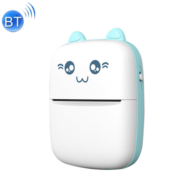 C9 Mini Thermal Printer Bluetooth Photo Printer Student Homework Mistakes Collections Printer(English Version Blue)