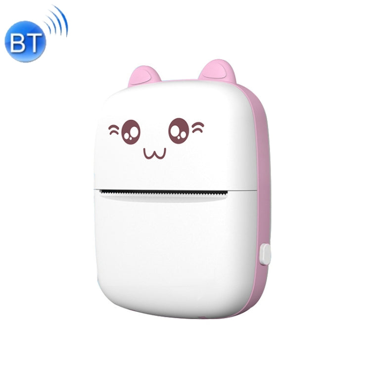 C9 Mini Thermal Printer Bluetooth Photo Printer Student Homework Mistakes Collections Printer(English Version Pink)
