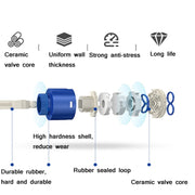 Bathroom Wide Mouth Faucet Square Sink Single Hole Basin Faucet, Specification: HT-81567 Electroplating High Type