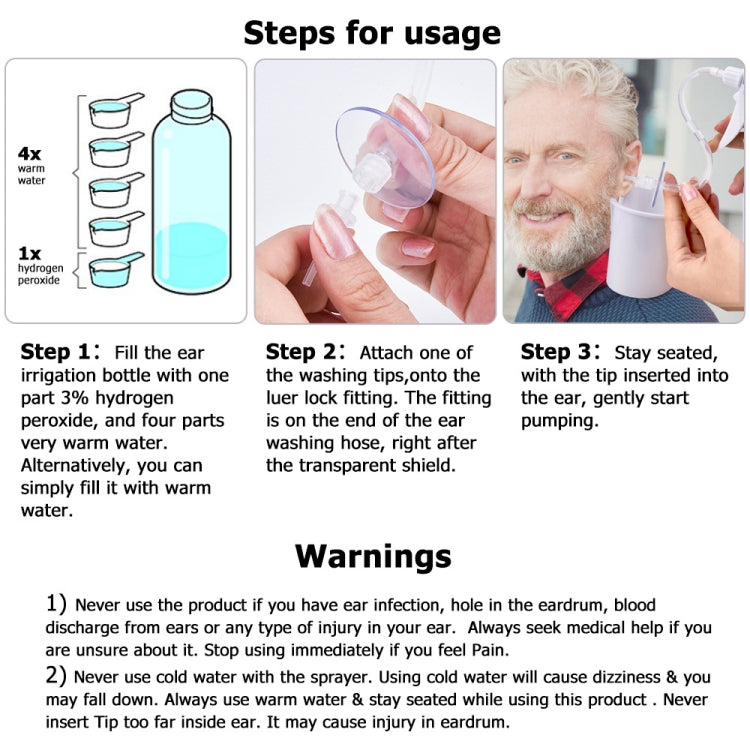 Ear Wash Ball Ear Wash Set Ear Wax Cleaning Tool