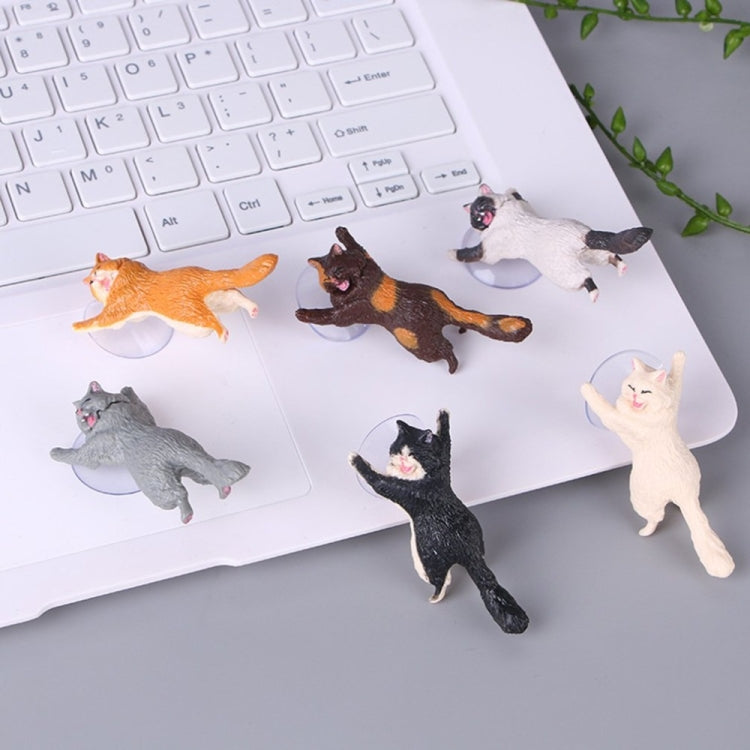 60 PCS Sucker Design Cute Cat Smartphone Holder(Orange)