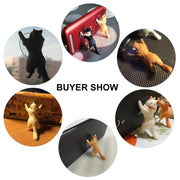 60 PCS Sucker Design Cute Cat Smartphone Holder(Black)