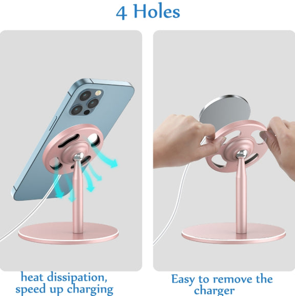 MagSafe Magnetic Wireless Charging Stand For iPhone 12 Series, Colour: F13 Black