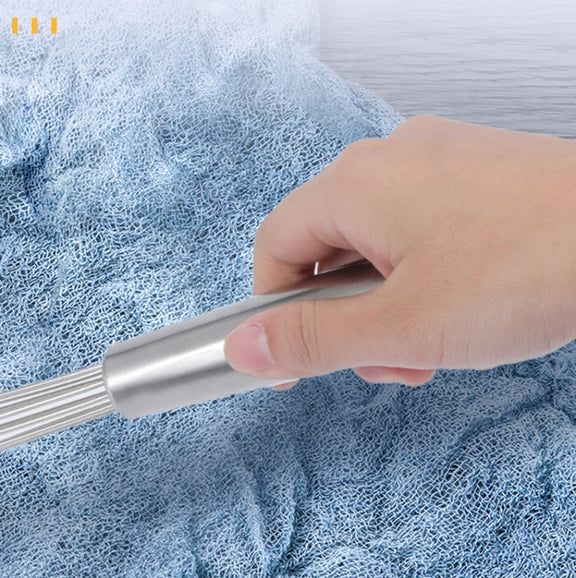 2 PCS Manual Whisk Stainless Steel Glass Bead Egg Whisk Kitchen Household Hand-Held Baking Tools Type A 12 Inch