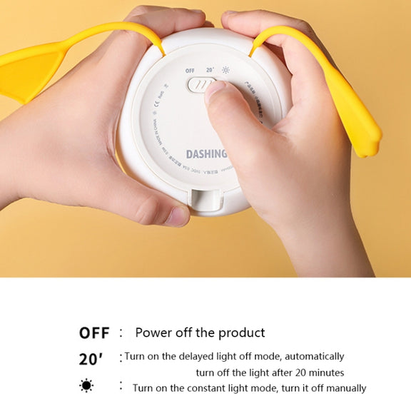 Silicone LED Night Light Mobile Phone Holder(Blue Mouth)