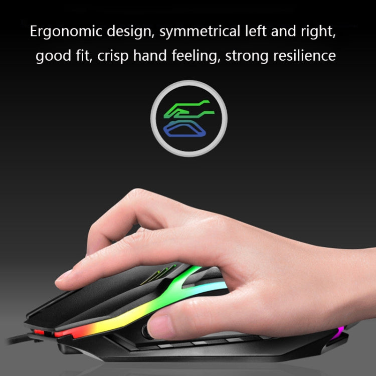 LIMEIDE GTX300 104 Keys Retro Round Key Cap USB Wired Mouse Keyboard, Cable Length: 1.4m, Colour: Punk Set White