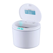EXPED SMART Desktop Smart Induction Electric Storage Box Car Office Trash Can, Specification: 3L Battery Version (White)