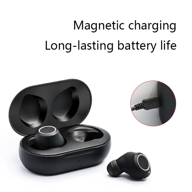 GM-305 Binaural Magnetic Rechargeable Hearing Aid Wireless Elderly Voice Amplifier(Black)