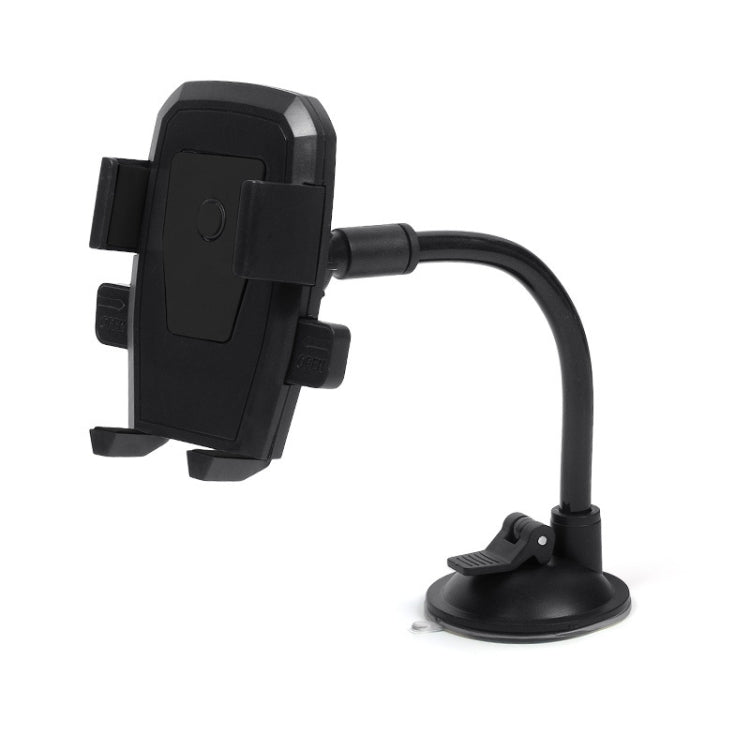 Car Windshield Automatic Lock Phone Holder(Black)