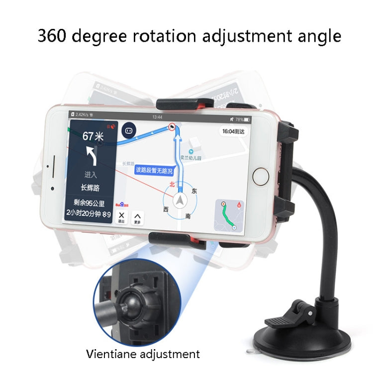 Car Windshield Automatic Lock Phone Holder(Blue)