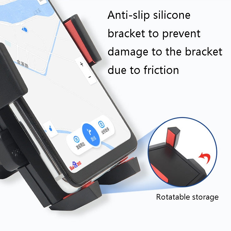 Car Windshield Automatic Lock Phone Holder(Blue)