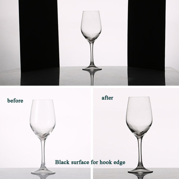 3-in-1 Reflective Board A3 Cardboard Folding Light Diffuser Board (White + Black + Silver)