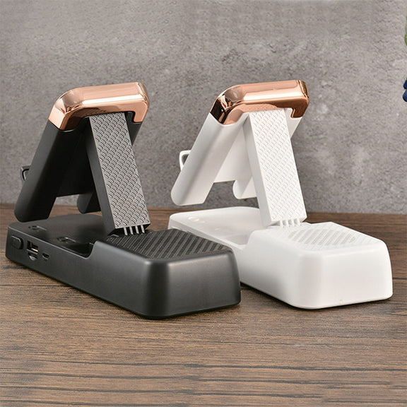 Multifunctional Desktop Stand For Mobile Phone And Tablet With Bluetooth Speaker(Black)