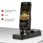 Multifunctional Desktop Stand For Mobile Phone And Tablet With Bluetooth Speaker(Black)