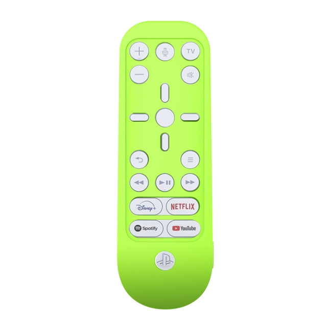 2 PCS Remote Control Silicone Protective Cover Is Suitable For PS5 Media Remote( Luminous Green)