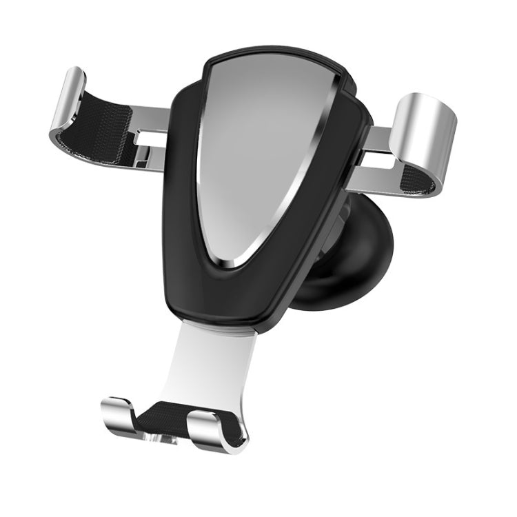 Multifunctional Mobile Phone Holder With Car Air Outlet Car Navigation Support Frame(Space Silver)