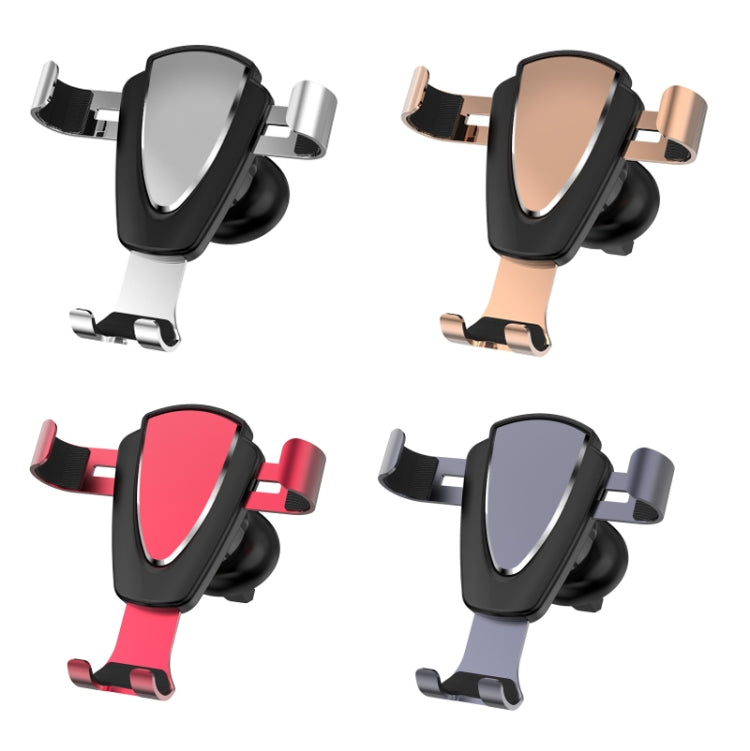 Multifunctional Mobile Phone Holder With Car Air Outlet Car Navigation Support Frame(Space Silver)