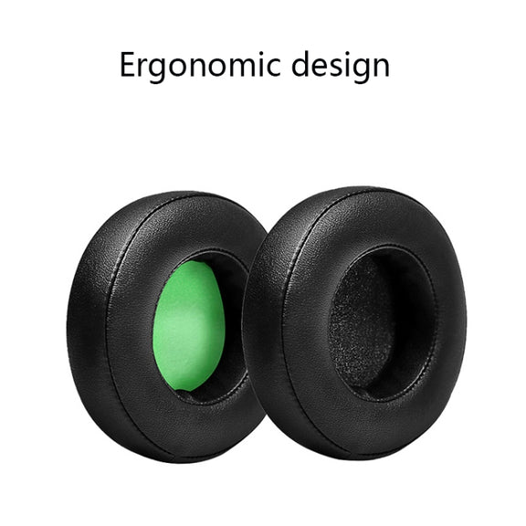 2 PCS Headset Sponge Case For Razer BlackShark V2/V2X/V2SE, Colour: Round(Black Green Net)