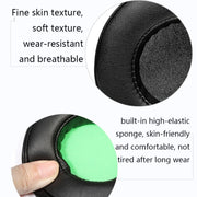 2 PCS Headset Sponge Case For Razer BlackShark V2/V2X/V2SE, Colour: Round(Black Green Net)
