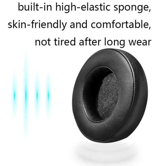 2 PCS Headset Sponge Case For Razer BlackShark V2/V2X/V2SE, Colour: Ellipse(Black Net Black Bottom)