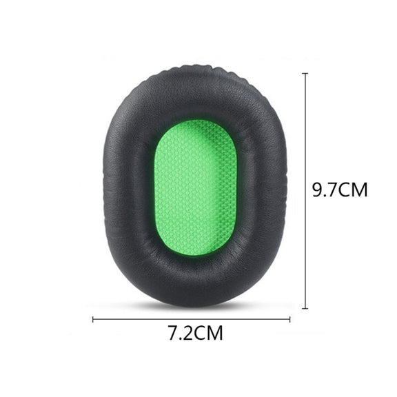 2 PCS Headset Sponge Cover For Razer V2, Colour: Black Lambskin