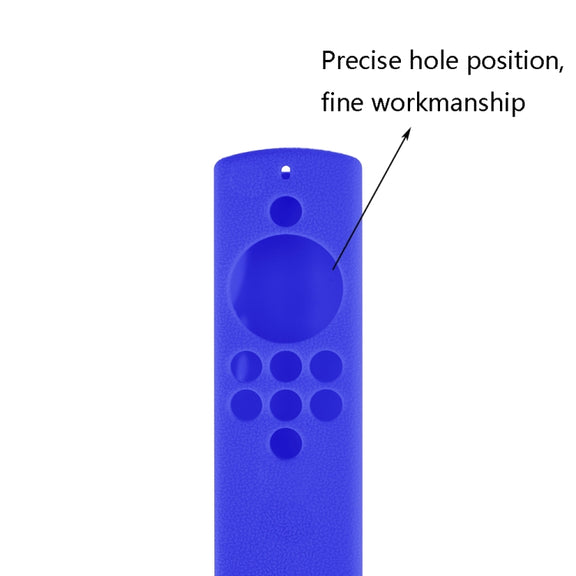 2 PCS Y19 Remote Control Silicone Protective Cover for Alexa Voice Remote Lite / Fire TV Stick Lite(Blue)