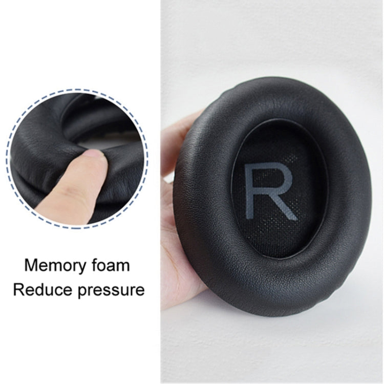 2 PCS Headest Sponge Cover Earmuffs with Cushion For BOSE NC700(Dark Grey)