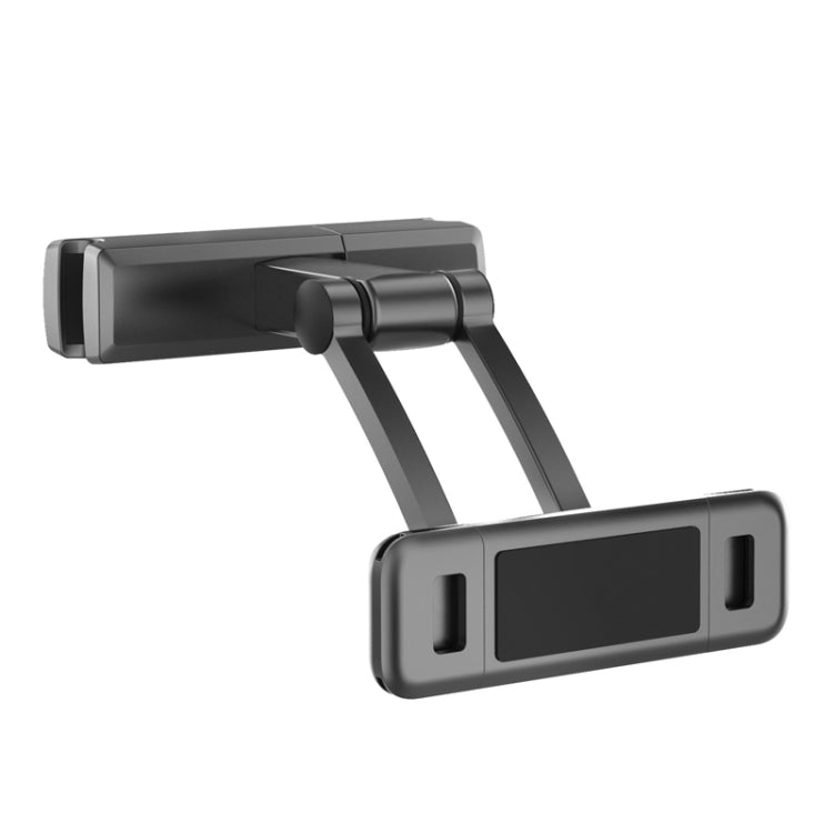Pb-48 Car Post-Row Back Pillow Mobile Phone Holder Back Seat Flat Telescopic Bracket(Black)