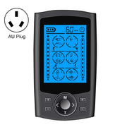 24-Mode Digital Electronic Pulse Massager Intelligent Whole Body Physical Therapy Meridian Massager, Specification: AU Plug(Black)