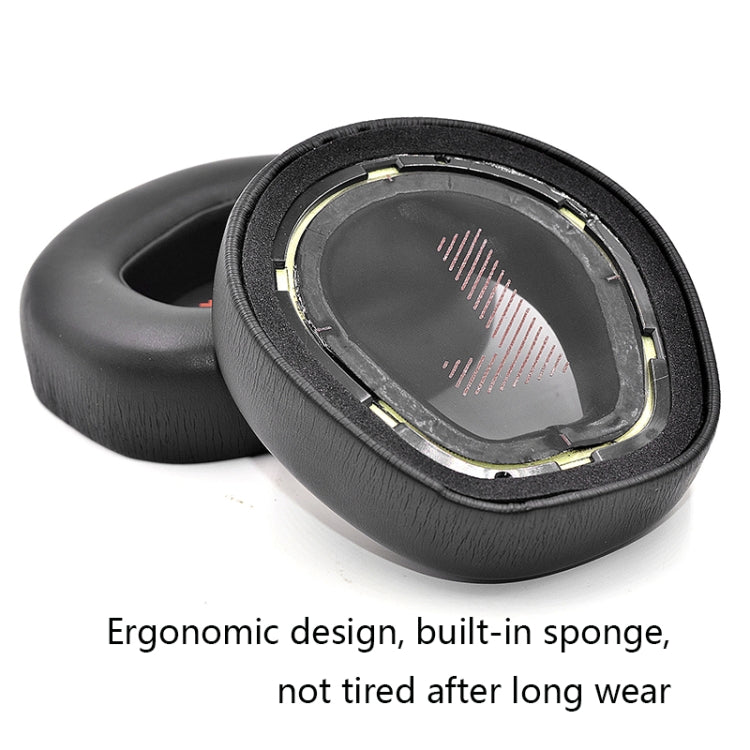 2 PCS Memory Foam Earmuffs For JBL Quantum ONE Wireless(Black)