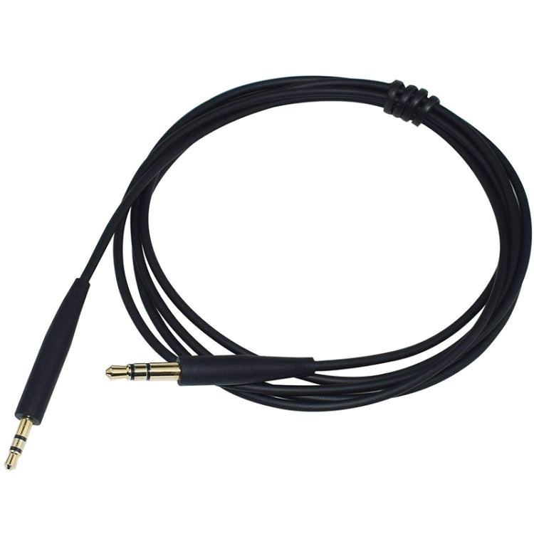 2 PCS 3.5mm To 2.5mm Audio Cable For Bose QC25 / QC35 / Soundtrue / SoundLink / OE2(Black)