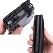 RFID Anti-Theft Aluminum Alloy Card Case(Crocodile Black)